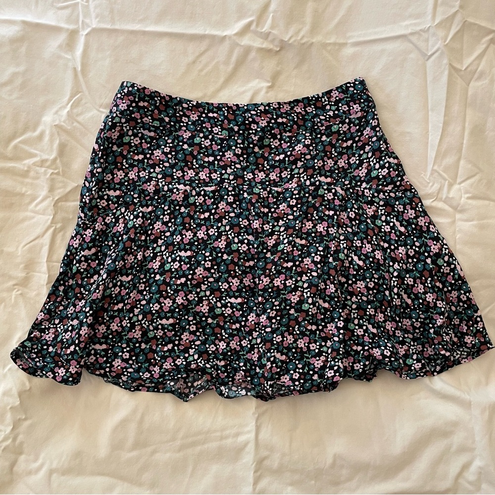 Zara floral mini skort